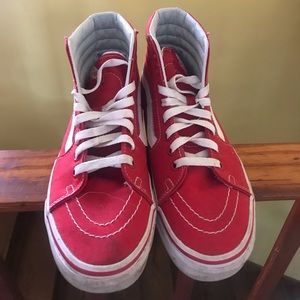 red high top vans